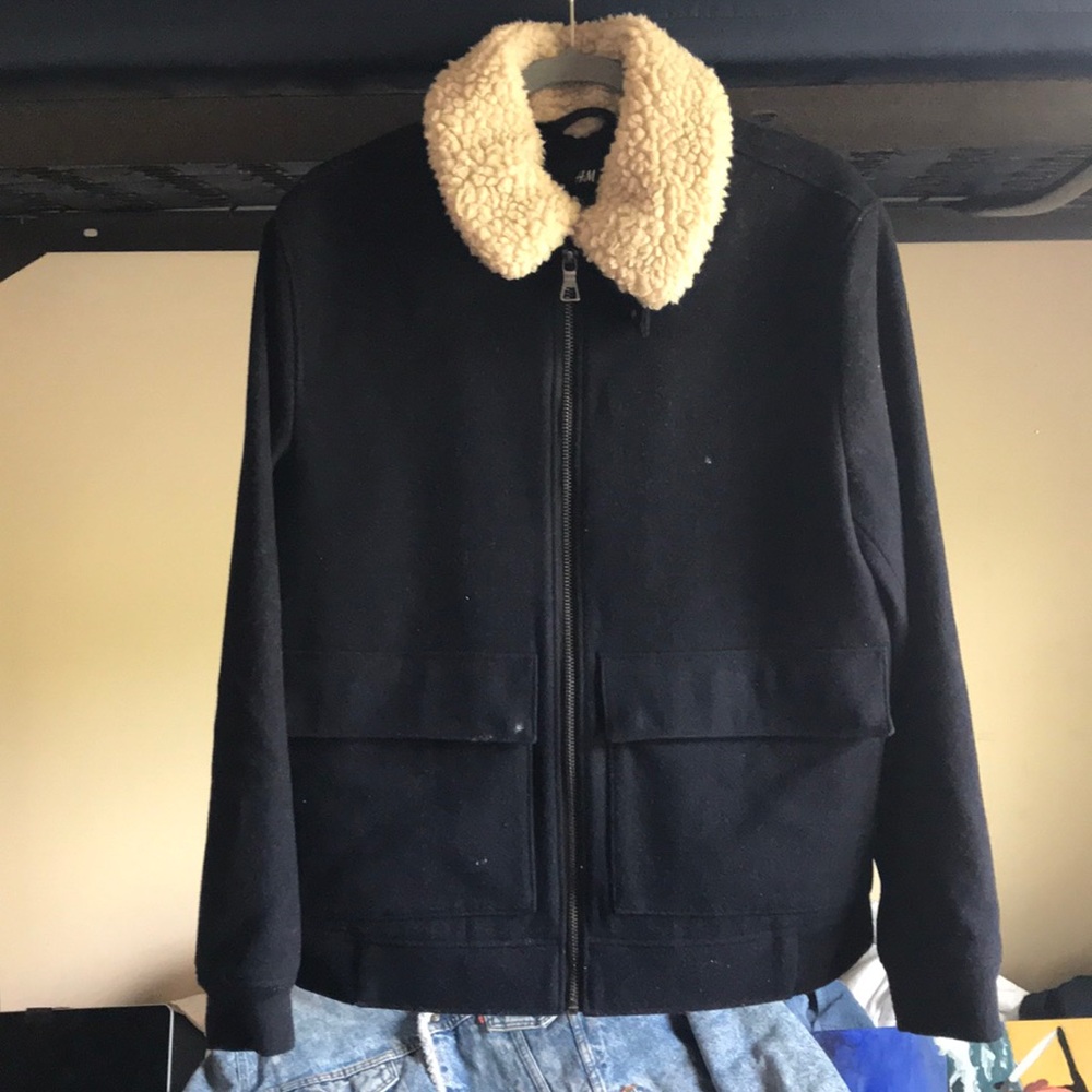 H&M Sherpa Bomber Jacket